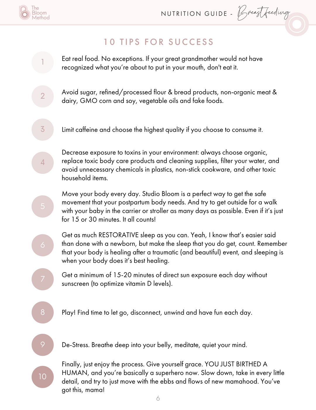 Nutrition For Breastfeeding